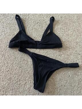 Vitamin A Women's Black Bikinis-and-tankini-set